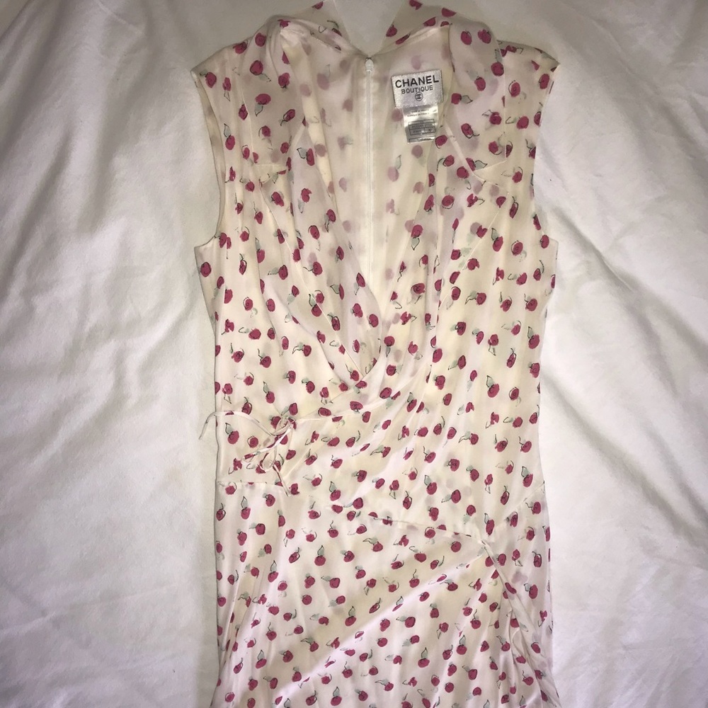 Chanel Boutique Silk Summer Criss Cross Dress